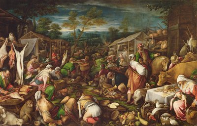 Annual Fair, 1580-85 by Francesco Bassano